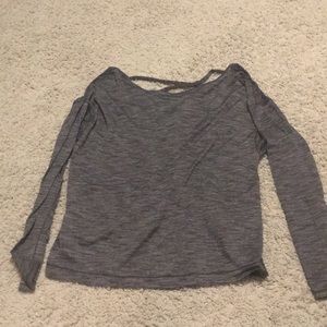 Open, crossback lululemon long sleeve